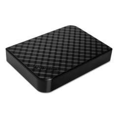 Verbatim Store N Save Desktop Hard Drive, 3 TB, USB 3.0, 7,200 rpm, Diamond Black (97581)