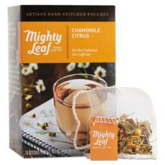 Mighty Leaf Tea Whole Leaf Tea Pouches, Chamomile Citrus, 15/Box (510136)