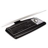 3M Knob Adjust Keyboard Tray With Standard Platform, 25.2w x 12d, Black (AKT60LE)