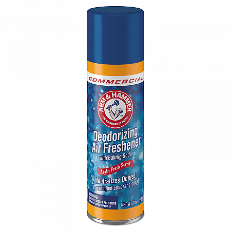 Baking Soda Air Freshener, Light Fresh, 7 oz Aerosol Spray, 12/Carton (3320094170CT)