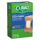 Curad Flex Fabric Bandages, Fingertip, 1.75 x 3, 100/Box (NON25513)