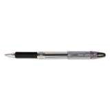 Zebra Jimnie Gel Pen, Stick, Medium 0.7 mm, Black Ink, Smoke Barrel, Dozen (44110)