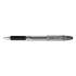 Zebra Jimnie Gel Pen, Stick, Medium 0.7 mm, Black Ink, Smoke Barrel, Dozen (44110)