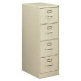 Alera Economy Vertical File, 4 Legal-Size File Drawers, Putty, 18.25" x 25" x 52" (VF1952PY)