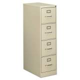 Alera Economy Vertical File, 4 Letter-Size File Drawers, Putty, 15" x 25" x 52" (VF1552PY)