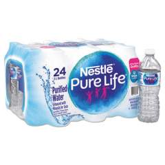 Nestleee Pure Life Purified Water, 16.9 oz Bottle, 24/Carton (101264CT)