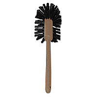 Commercial-Grade Toilet Bowl Brush, 17" Handle, Brown (6320)