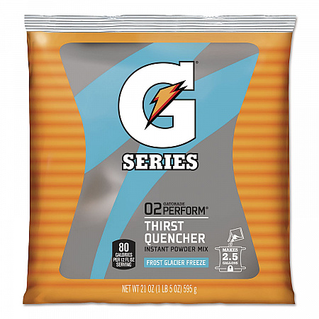 Powdered Drink Mix, Glacier Freeze, 21 oz Packet, 32/Carton (33677)