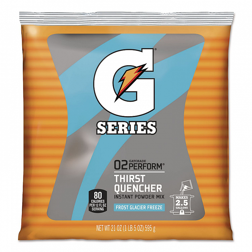 Powdered Drink Mix, Glacier Freeze, 21 oz Packet, 32/Carton (33677)