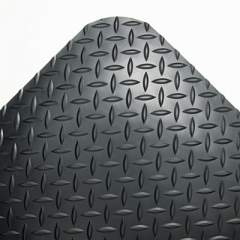 Crown Industrial Deck Plate Anti-Fatigue Mat, Vinyl, 36 x 144, Black (CD0312DB)
