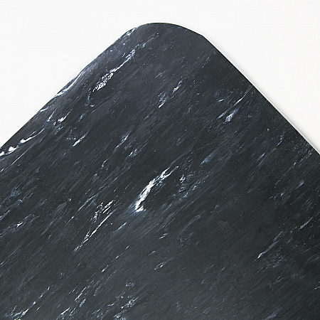 Cushion-Step Surface Mat, Rectangular, Black Cushion Step Surface, 36