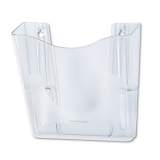 deflecto Euro-Style DocuPocket Portrait Wall File, 10 1/4 x 10 x 4, Clear (63001)