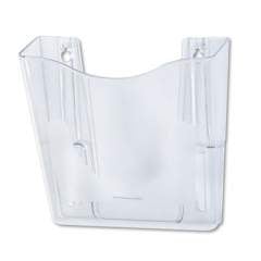 deflecto Euro-Style DocuPocket Portrait Wall File, 10 1/4 x 10 x 4, Clear (63001)