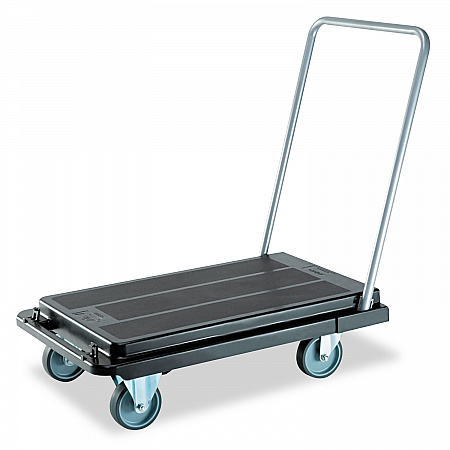 Heavy-Duty Platform Cart, 300 lb Capacity, 21 x 32.5 x 37.5, Black (CRT550004)