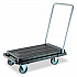 Heavy-Duty Platform Cart, 300 lb Capacity, 21 x 32.5 x 37.5, Black (CRT550004)