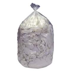 AbilityOne 8105016589832, SKILCRAFT Low Density Trash Can Liners, 16 gal, 0.35 mil, 24" x 32", Clear, 500/Box