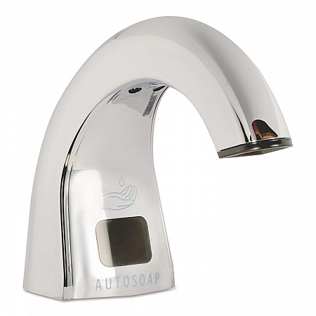 One Shot Soap Dispenser - Touch Free, Liquid, 1.9 x 5.5 x 4, Polished Chrome (402073)