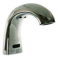One Shot Soap Dispenser - Touch Free, Foam, 800 mL/1,600 mL, 1.9 x 5.5 x 4, Polished Chrome (4870465)