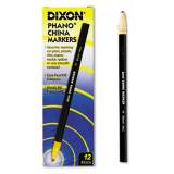 Dixon China Marker, Black, Dozen (00077)
