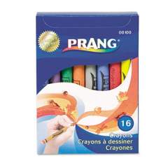 Prang Crayons Made with Soy, 16 Colors/Box (00100)