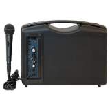 AmpliVox Bluetooth Audio Portable Buddy with Wired Mic, 50W, Black (S222A)