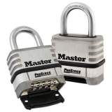 Master Lock ProSeries Stainless Steel Easy-to-Set Combination Lock, Stainless Steel, 5/16" (1174D)