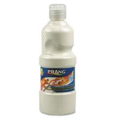 Prang Washable Paint, White, 16 oz Dispenser-Cap Bottle (10707)