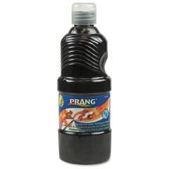 Prang Washable Paint, Black, 16 oz Dispenser-Cap Bottle (10709)
