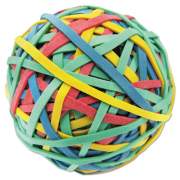 Universal Rubber Band Ball, 3" Diameter, Size 32, Assorted Colors, 260/Pack (00460)