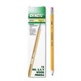Dixon Oriole Pencil, F (#2.5), Black Lead, Yellow Barrel, Dozen (12875)