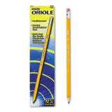 Dixon Oriole Pre-Sharpened Pencil, HB (#2), Black Lead, Yellow Barrel, Dozen (12886)