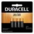 Duracell Specialty Alkaline Batteries, 21/23, 12 V, 4/Pack (MN21B4PK)