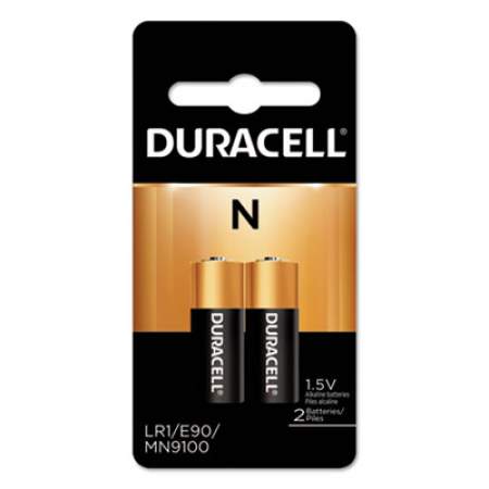 Duracell Specialty Alkaline Battery, N, 1.5 V, 2/Pack (MN9100B2PK)