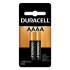 Duracell Specialty Alkaline AAAA Batteries, 1.5 V, 2/Pack (MX2500B2PK)