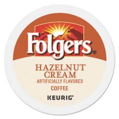 Folgers Hazelnut Cream Coffee K-Cups, 24/Box (0162)