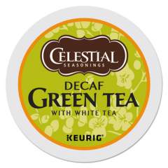 Celestial Seasonings Decaffeinated Green Tea K-Cups, 24/Box (14737)