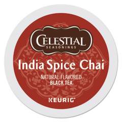 Celestial Seasonings India Spice Chai Tea K-Cups, 24/Box (14738)
