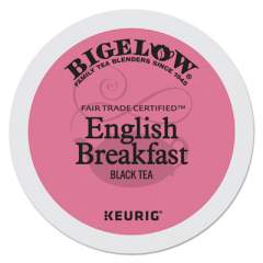 Bigelow English Breakfast Tea K-Cups, 24/Box, 4 Box/Carton (6080CT)