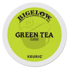 Bigelow Green Tea K-Cup Pack, 24/Box, 4 Box/Carton (6085CT)