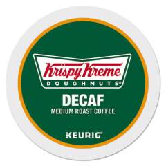 Krispy Kreme Doughnuts Classic Decaf Coffee K-Cups, Medium Roast, 24/Box (6111)