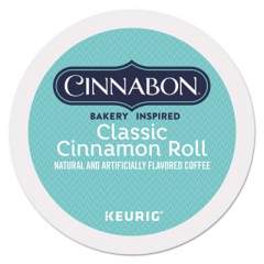Cinnabon Classic Cinnamon Roll Coffee K-Cups, 24/Box (6305)