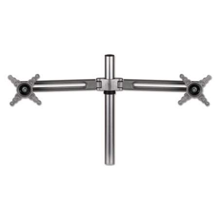 Fellowes Lotus Dual Monitor Arm Kit, For 26" Monitors, Silver, Supports 13 lb (8042901)