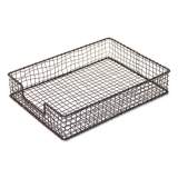 Universal Vintage Wire Mesh Letter Tray, 1 Section, Letter Size Files, 10.13" x 13.5" x 2.5", Vintage Bronze (20061)