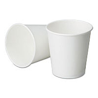 7530006414517, SKILCRAFT Hot Beverage Cups, 12 oz, Paper, White with Logo, 1,000/Box (6414517)