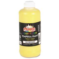 Prang Ready-to-Use Tempera Paint, Yellow, 16 oz Dispenser-Cap Bottle (21603)