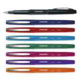 Universal Porous Point Pen, Stick, Medium 0.7 mm, Assorted Ink and Barrel Colors, 8/Pack (50504)