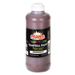Prang Ready-to-Use Tempera Paint, Brown, 16 oz Dispenser-Cap Bottle (21607)
