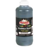 Prang Ready-to-Use Tempera Paint, Black, 16 oz Dispenser-Cap Bottle (21608)