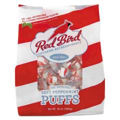 Red Bird Peppermint Puffs, Peppermint, Tub, 46 oz (6240RWP)