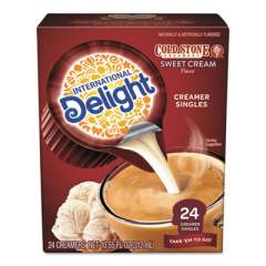 International Delight Flavored Liquid Non-Dairy Creamer, Coldstone Sweet Cream, Mini Cups, 24/Box (102579)